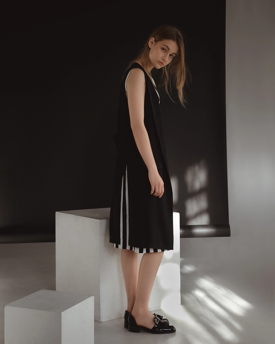 After edit — vibrant clothing color and smooth fabric sheen