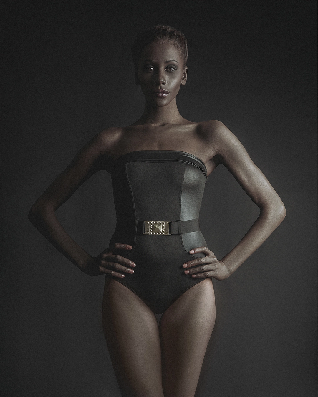 Color and light correction with dodge and burn technique